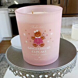 NEW! GINGERBREAD CUPCAKE LARGE 2 WICK CANDLE